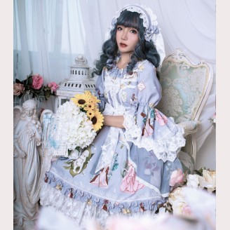 Magic Tea Party Little Ida's Flowers Classic Lolita Dress OP (MP99)